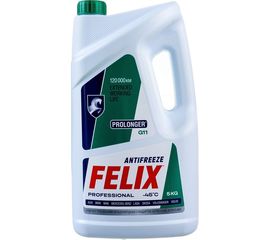 Антифриз FELIX PROLONGER -40град.С, G-11, 5 кг, зеленый 430206031 