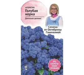 Семена ОКТЯБРИНА ГАНИЧКИНА Агератум Голубая норка 0.1 г 120661 