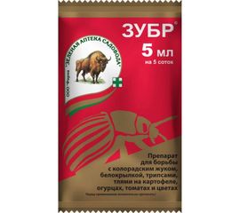 Препарат для борьбы с вредителями Зеленая Аптека Садовода Зубр 5 мл 4601976000771 