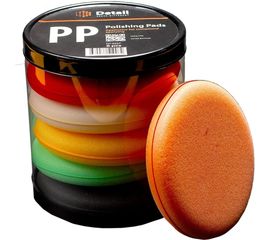 Комплект поролоновых круглых аппликаторов Detail PP ""Polishing Pads"" 10,5*2 см, 6 шт DT-0227 