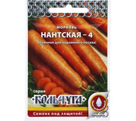 Семена РУССКИЙ ОГОРОД Морковь Нантская 4 Кольчуга 2 г Е03017 
