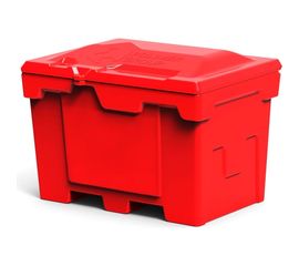 Ящик 500 л с крышкой POLIMER GROUP цвет красный FB25 