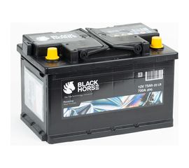 Аккумуляторная батарея Black Horse 12V 75.0LB низкий BH 75 (0) LB низкий 