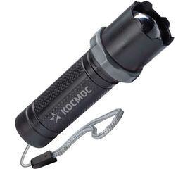 Ручной аккумуляторный фонарь КОСМОС 1Вт LED, линза, зум, Li-ion 14500 450mAh, ABS-пластик, USB-шнур KOS117Lit 