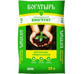Биогрунт Богатырь Для рассады универсальный 20 л 001-GR-BR-006552-3 