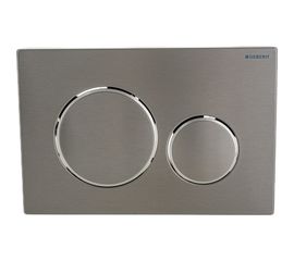 Клавиша смыва GEBERIT 115.882.SN.1 Sigma 20, двойной смыв нерж. сталь 00000047519 