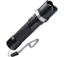 Ручной аккумуляторный фонарь КОСМОС 3Вт LED, линза, зум, Li-ion18650 1200mAh, анодированный алюминий, USB-шнур KOS112Lit 