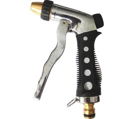 Металлический хромированный пистолет для полива Профитт 2 режима 9270889 