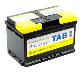 Аккумуляторная батарея TAB EFB Stop & Go 6СТ-65.0 212065 низкий 212065 