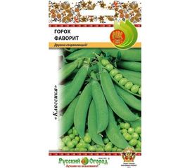 Семена РУССКИЙ ОГОРОД Горох овощной Фаворит 20 г Ф16010 