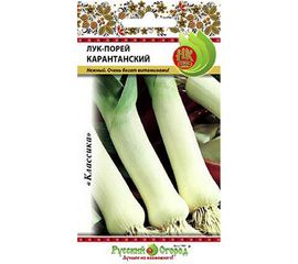 Семена РУССКИЙ ОГОРОД Лук порей Карантанский 1 г 307602 