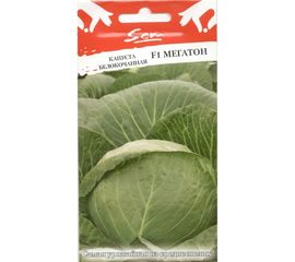 Семена РУССКИЙ ОГОРОД Капуста белокочанная Мегатон F1 10 шт. 319320 