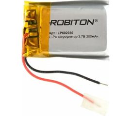 Аккумулятор ROBITON LP602030 3.7В 300мАч 14903 