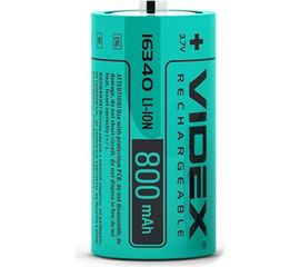 Аккумулятор Videx 16340 800mAh без защиты VID-16340-0.8-NP 