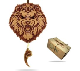 Ароматизатор AROMA BAR Лев рычит в коричневом цвете, Paco Rabanne Invictus, 10 мл 43NemLeobrown 