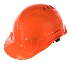 Каска защитная из ударопрочной пластмассы (оранжевая) СИБРТЕХ 89113 
