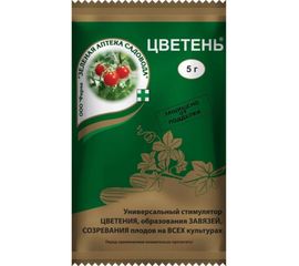 Универсальный стимулятор цветения и плодообразования Зеленая Аптека Садовода Цветень 5 г 4601976000818 