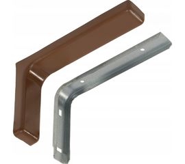 Кронштейн с декоративными накладками MFK-TORG коричневый L=180мм К-90 