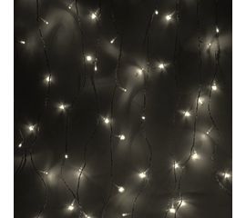 Гирлянда Neon-Night дождь (занавес) 1.5х1.5 м, прозрачный ПВХ, 144 LED тепло-белые IP20 235-036 