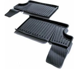 Резиновые коврики SRTK в салон 3D STANDART для Lada Largus третий ряд 2012- LD.LAR.01035X 