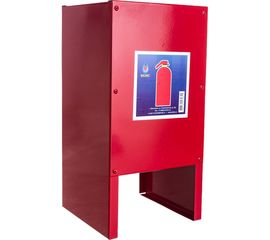 Подставка Спец П-10 красная напольная р-р 175x175x340мм до 6,5кг ОГН-П10К 