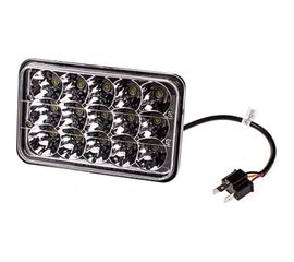 Прямоугольная светодиодная фара SKYWAY OFF ROAD 12V/24V 45W 6000К 15 диодов Combo свет S08401047 