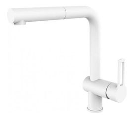 Смеситель для мойки с поворотным изливом Paffoni RINGO белый матовый RIN185BO 00227581 