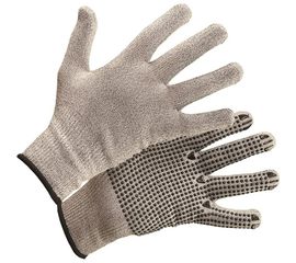 Перчатки из высокополимеризированного волокна ULTIMA точка, с покрытием ПВХ ULT970D/L 