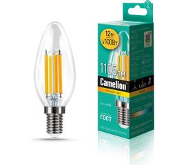 Светодиодная лампа Camelion LED12-C35-FL/830/E14 12Вт 220В 13708 