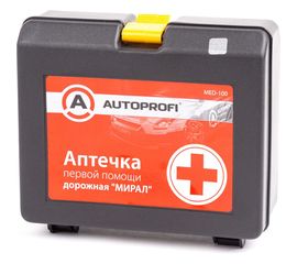 Дорожная аптечка первой помощи ТУ 21 20 24-019-26528997-2015 AUTOPROFI MED-100 