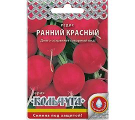 Семена РУССКИЙ ОГОРОД Редис Ранний красный Кольчуга 2 г Е09188 