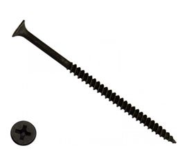 Саморез КРЕП-КОМП черный универсал 4,2х76 150шт чм76ф 