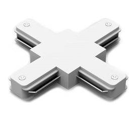 Коннектор для трековых шинопроводов GAUSS белый 1/50 TR112 