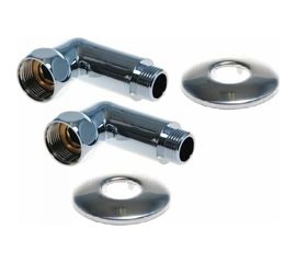 Уголок для полотенцесушителя SG г/ш 1""х1"", хром, 2 шт 741SCH1010 