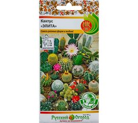 Семена РУССКИЙ ОГОРОД Цветы Кактусы смесь Элита 0.1 г 732663 