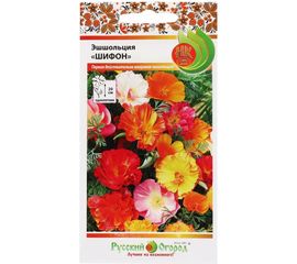 Семена РУССКИЙ ОГОРОД Цветы Эшшольция Шифон, смесь 0.1 г 703626 