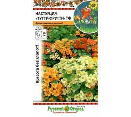 Семена РУССКИЙ ОГОРОД Цветы Настурция Тутти-фрутти ТФ смесь СР 2 г 703189 