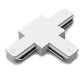 Коннектор для трековых шинопроводов GAUSS белый 1/50 TR110 