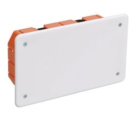 Распаячная коробка IEK 172x96x45, для полых стен, с саморезами, пластиковые лапки, КМ41026 UKG11-172-096-045-P 