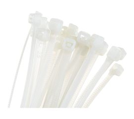 Ленточная хомут-стяжка Gigant 3,6х300 белый, 100 шт G/1/18 