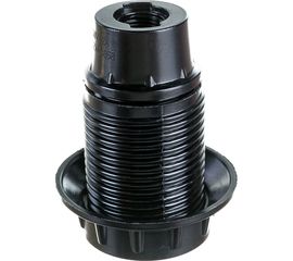 Карболитовый патрон с кольцом IEK, Пкб14-04-К11 Е14, черный, индивидуальный пакет EPK21-04-02-K01 