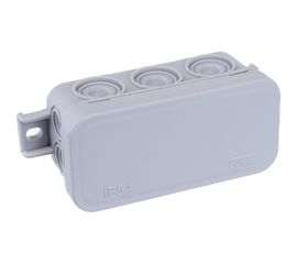 Распределительная коробка Ruvinil, ОП 43х80х35мм 10 вводов IP54 серый 67091 