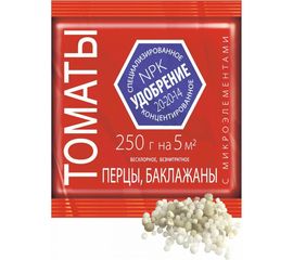 Удобрение для томатов, перцев, баклажан с микроэлементами АГРОУСПЕХ 0.25 кг 51780 