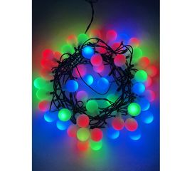 Гирлянда ЭРА ENIN-18BM, LED, Нить, Шарики, d=18мм, 5 м, мультиколор, 220V, 36/648 Б0047968 