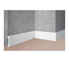 Напольный плинтус Stenopol ударопрочный влагостойкий под покраску 66х13х2000 мм C7157 