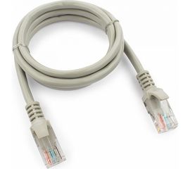 Патч-корд Cablexpert UTP PP12-1M кат.5e, 1м, литой, многожильный серый PP12-1M 