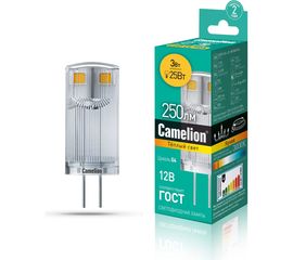 Светодиодная лампа Camelion LED3-G4-JC-NF/830/G4 3Вт 12В AC/DC 13700 
