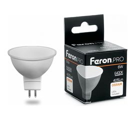 Светодиодная лампа FERON PRO LB-1606 MR16 G5.3 6W 6400K OSRAM LED 38085 