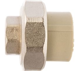 Муфта комбинированная разъемная с внутренней резьбой VALFEX PP-R серая, 25 мм х1/2 10155115Г 127-0333 