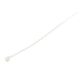 Хомуты-стяжки СИБИН белые ХС-Б, 2.5 х 100 мм, 100 шт, нейлоновые, 3786-25-100 